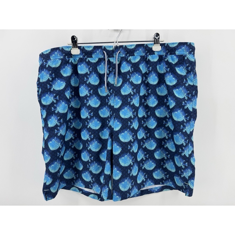 Peter Millar Seaside Collection Swim Trunks Mens XXL Puffer Fish Beach Preppy